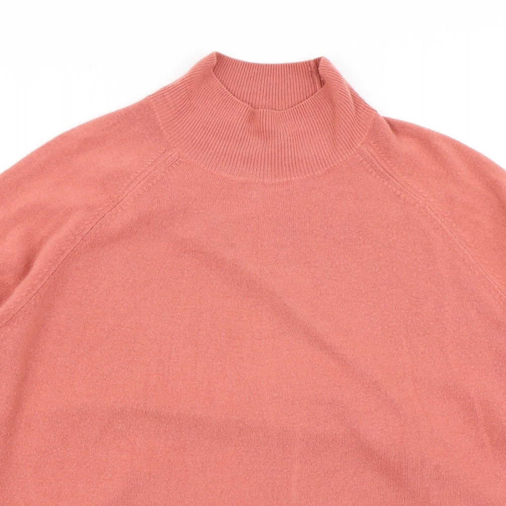 M&S Womens Pink  Knit Pullover Jumper Size M