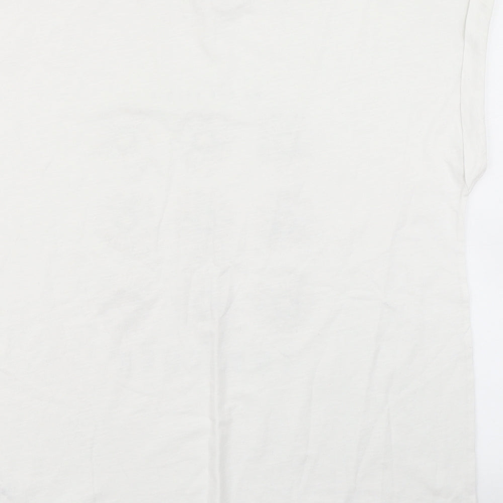 TU Womens White   Basic T-Shirt Size 14