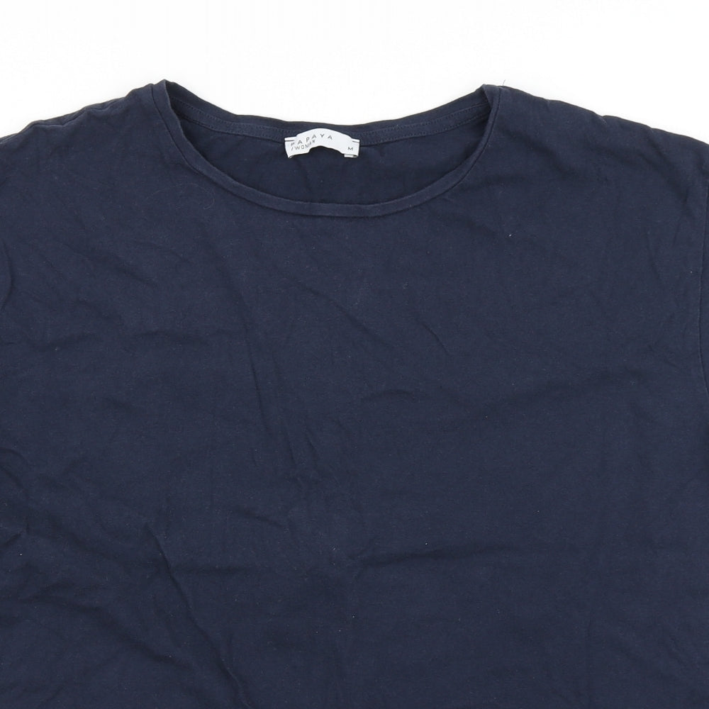 Papaya Womens Blue   Basic T-Shirt Size M