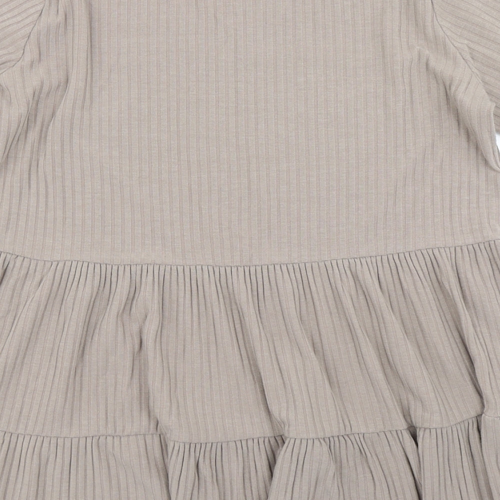 New Look Womens Brown   Basic T-Shirt Size 12