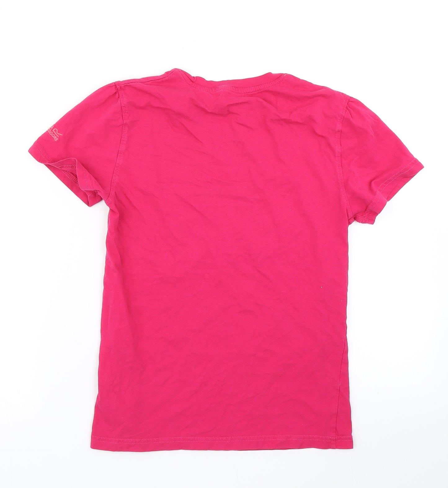 Regatta Girls Pink   Basic T-Shirt Size 13 Years