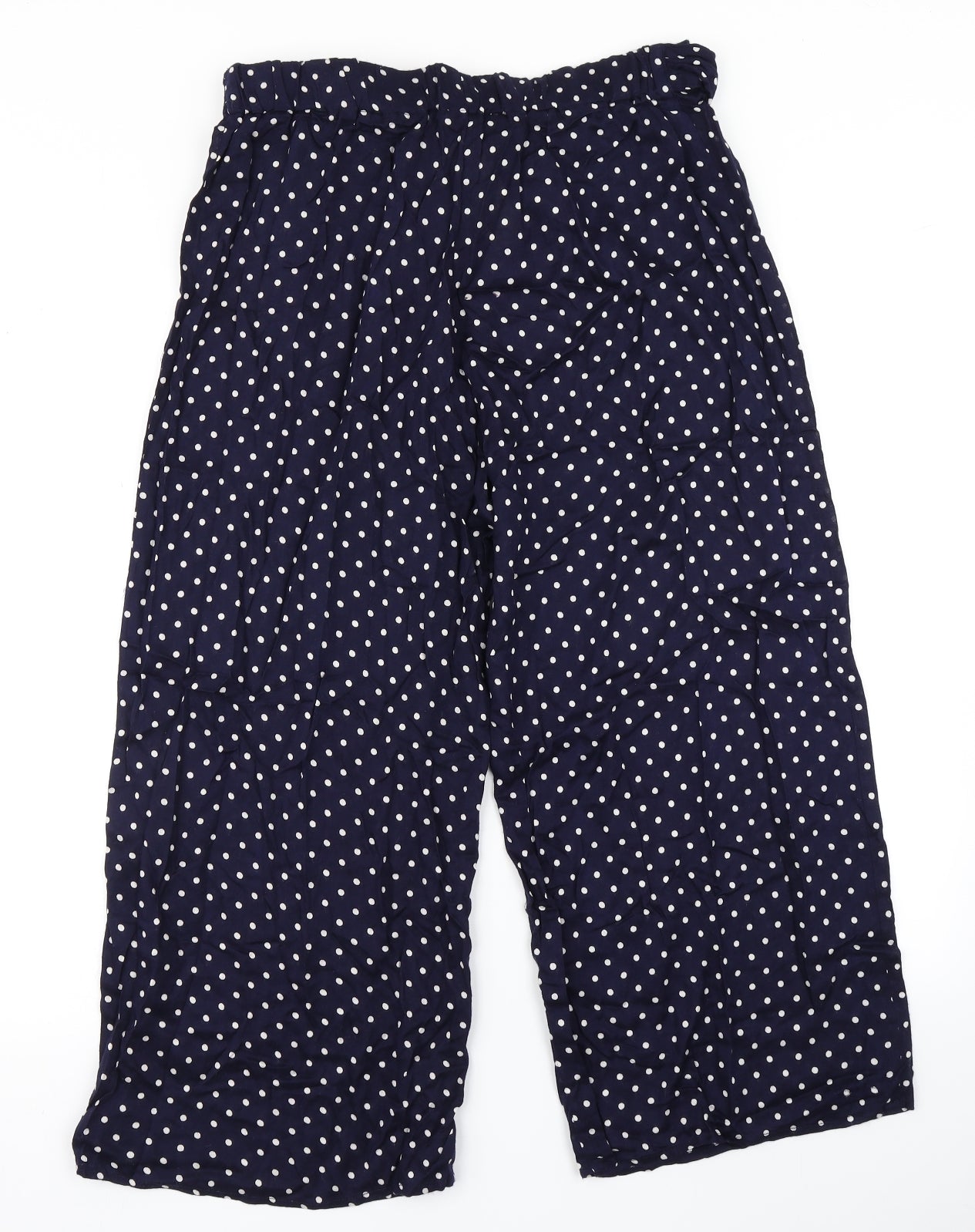 Innocence Womens Blue Spotted  Culotte Shorts Size 12