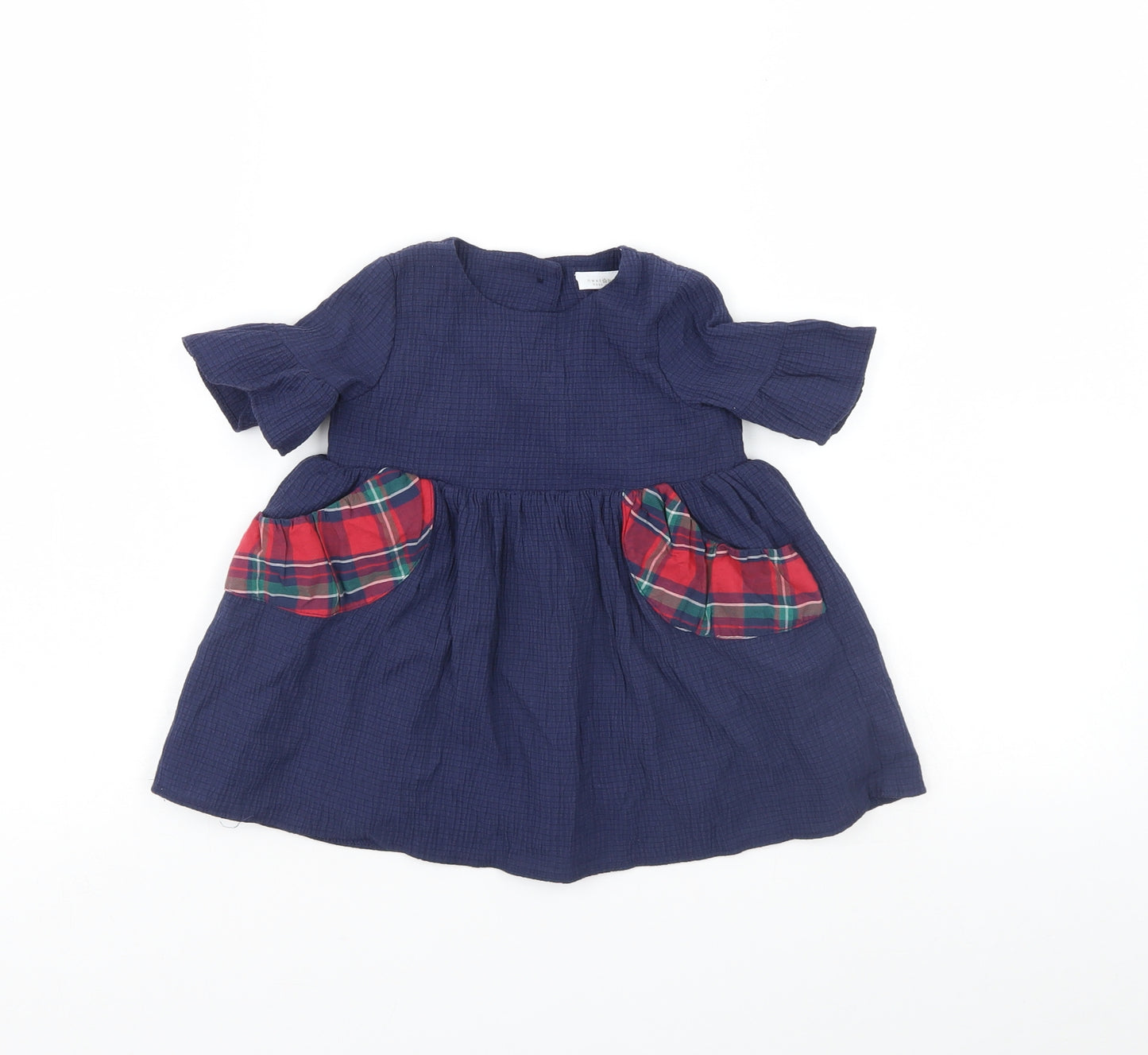 NEXT Girls Blue   Fit & Flare  Size 6-9 Months