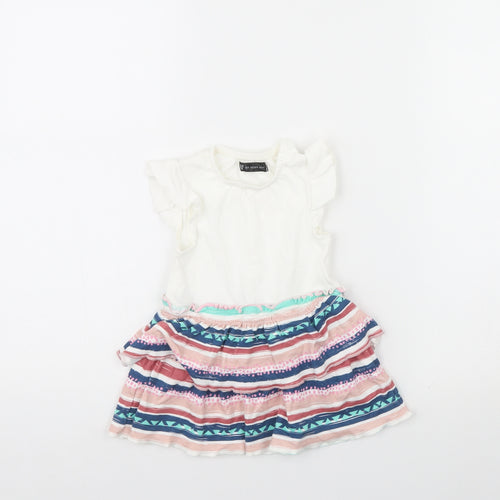 Very Girls White   Fit & Flare  Size 6-9 Months