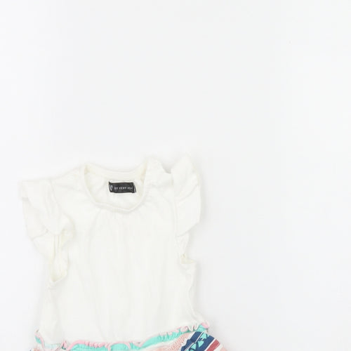 Very Girls White   Fit & Flare  Size 6-9 Months