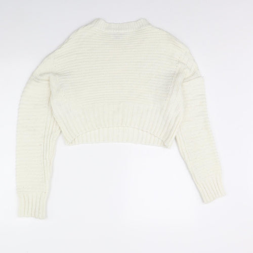 Miss Selfridge Womens Ivory   Pullover Jumper Size 12