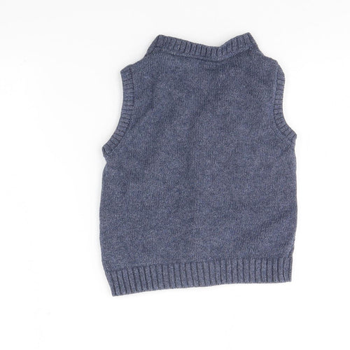 NEXT Boys Blue   Cardigan Jumper Size 2 Years