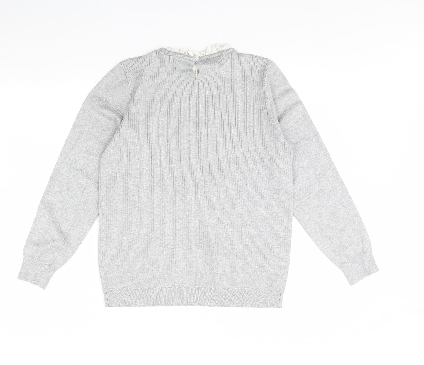 Papaya Womens Grey   Pullover Jumper Size 16
