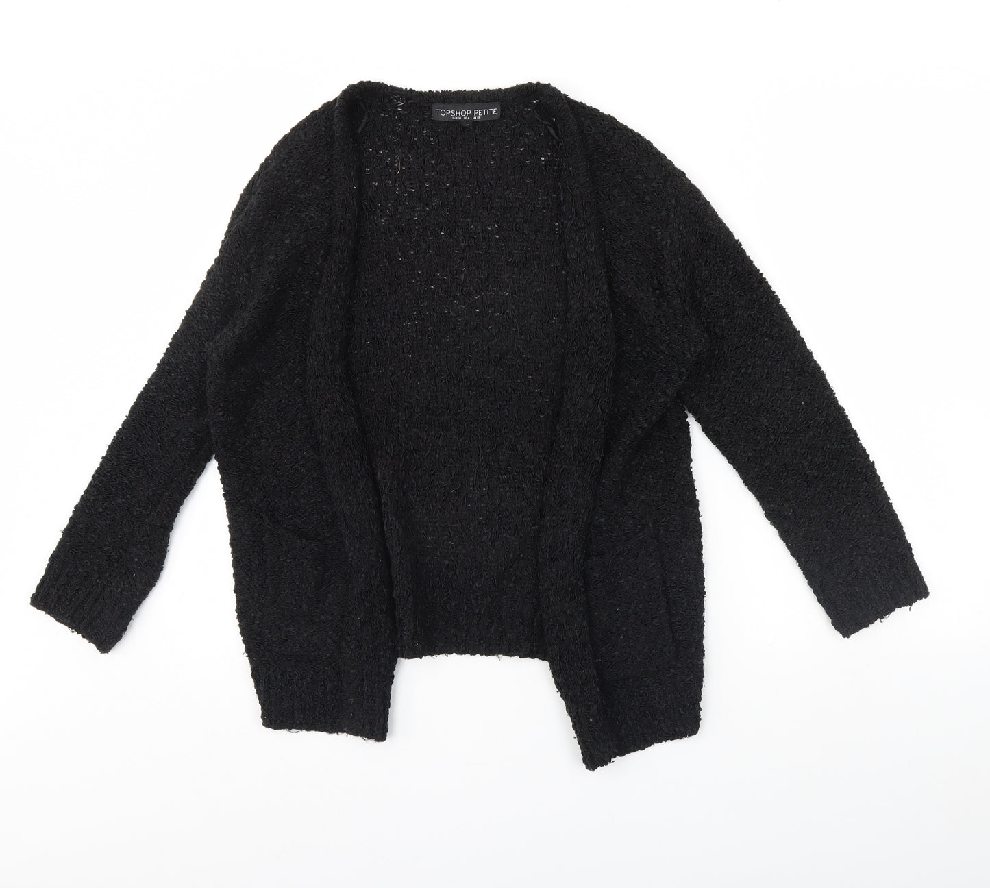 Topshop Womens Black   Cardigan Jumper Size 10