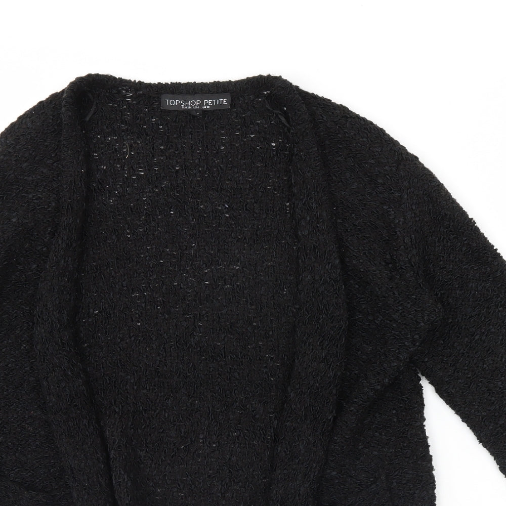 Topshop Womens Black   Cardigan Jumper Size 10