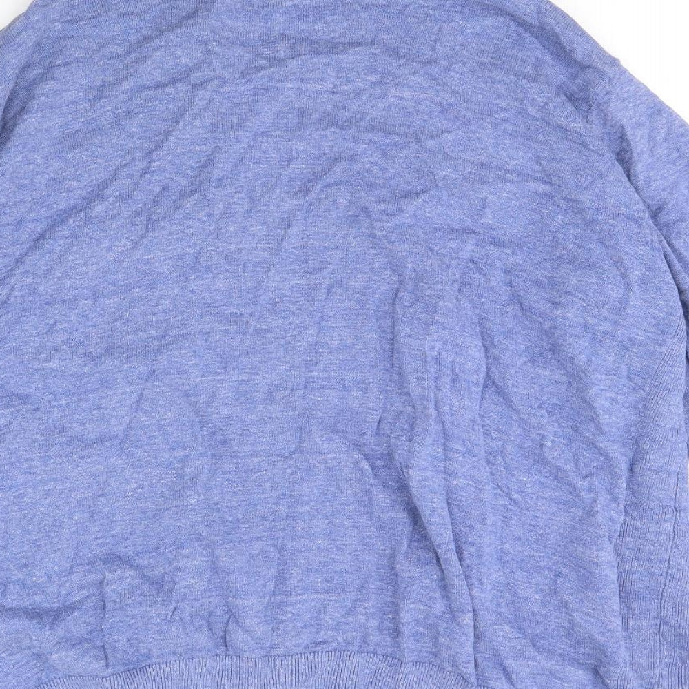 M&s Womens Blue   Cardigan Jumper Size 20