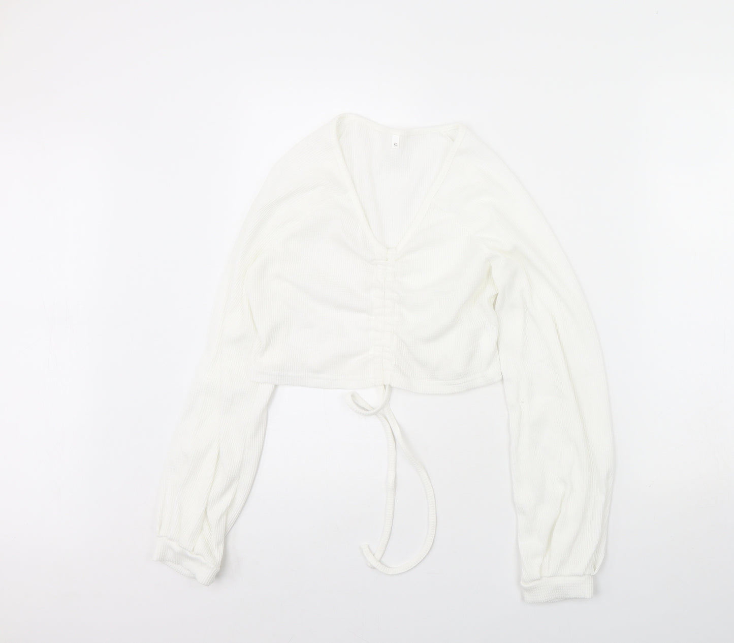 Preworn Womens White   Basic Blouse Size S