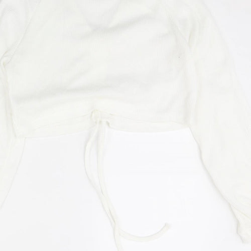 Preworn Womens White   Basic Blouse Size S