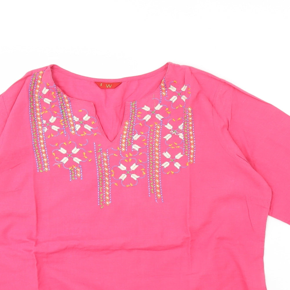 Preworn Womens Pink   Basic Blouse Size S