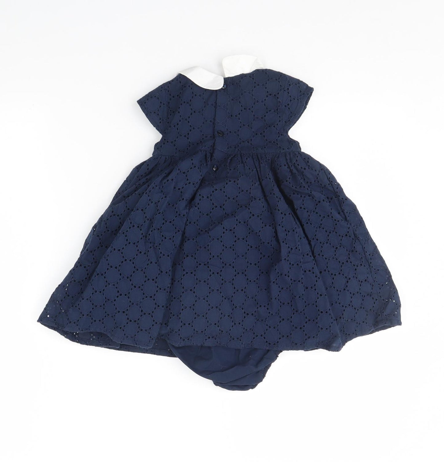 Mothercare Girls Blue   Fit & Flare  Size 9-12 Months