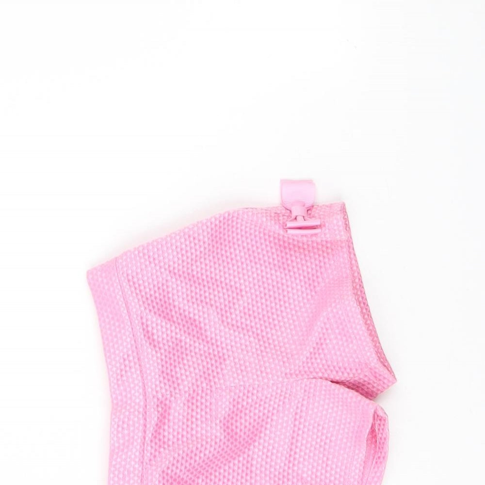 Ted Baker Girls Pink   Cropped Trousers Size 9 Months
