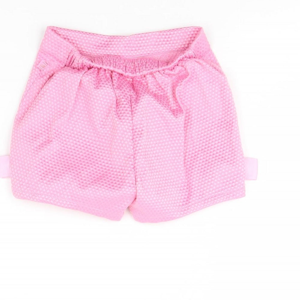 Ted Baker Girls Pink   Cropped Trousers Size 9 Months
