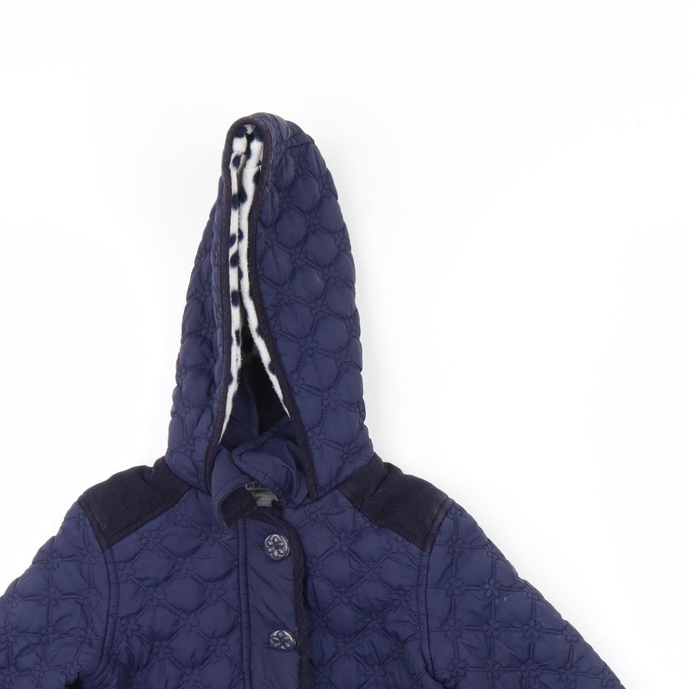 TU Girls Blue   Rain Coat Coat Size 3 Years