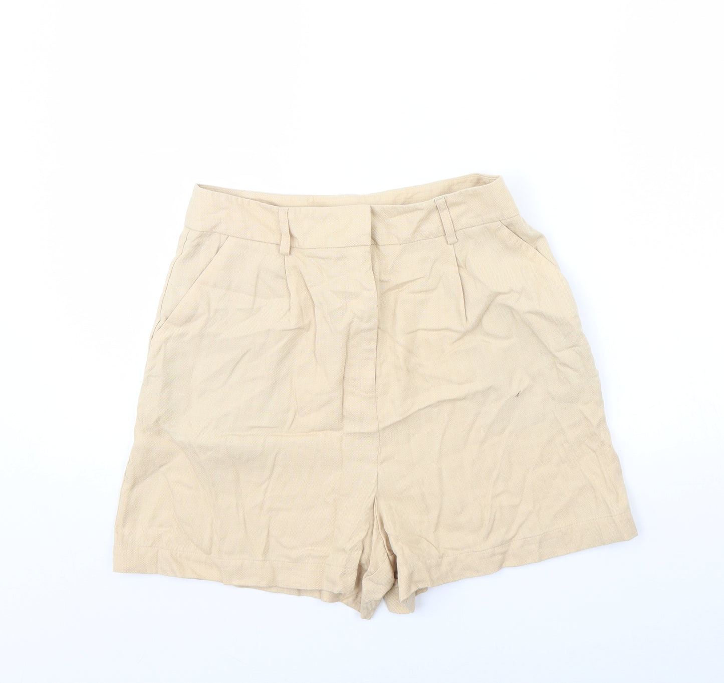 Preworn Womens Beige   Culotte Shorts Size 30 in