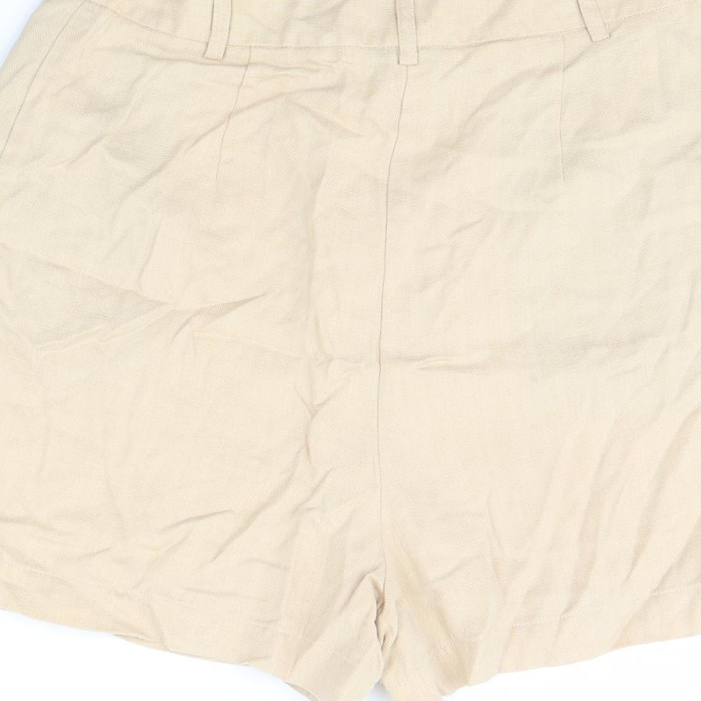 Preworn Womens Beige   Culotte Shorts Size 30 in