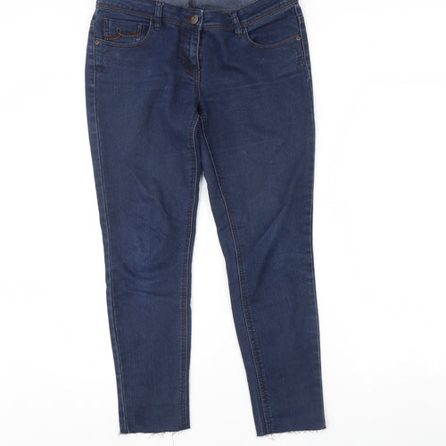 NEXT Womens Blue  Denim Skinny Jeans Size 12 L27 in