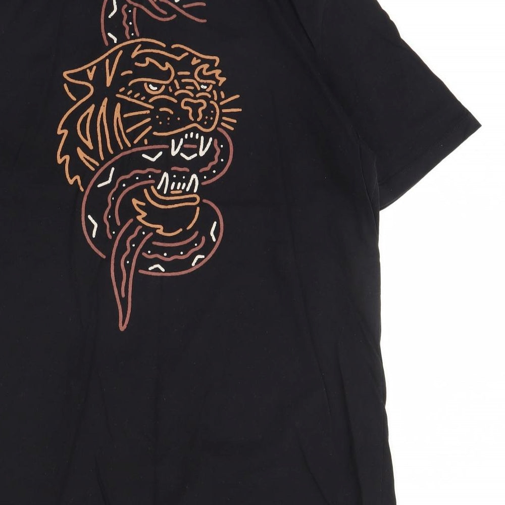 P&CO Mens Black    T-Shirt Size XL