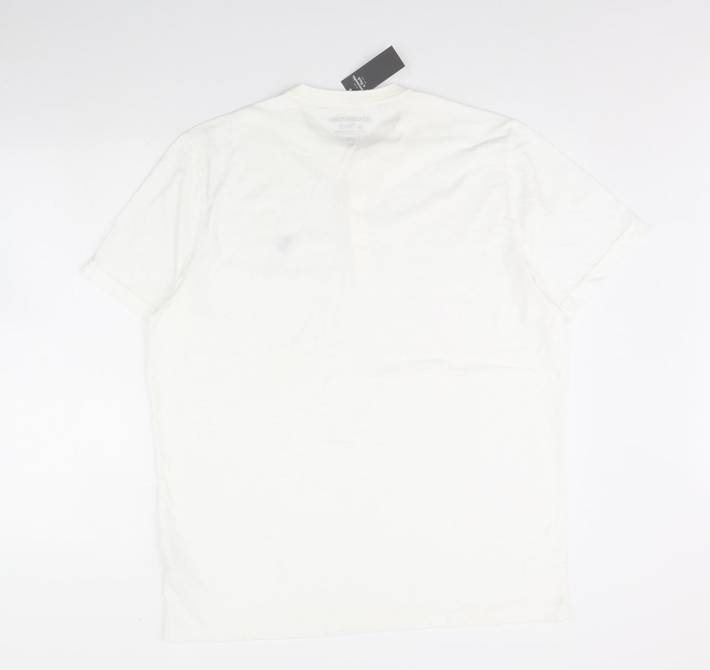 Abercrombie & Fitch Mens White    T-Shirt Size 2XL