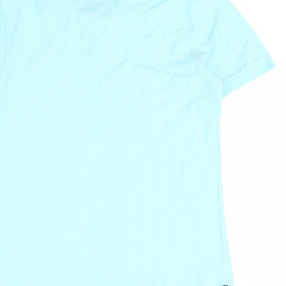 M&s Mens Blue    Polo Size M