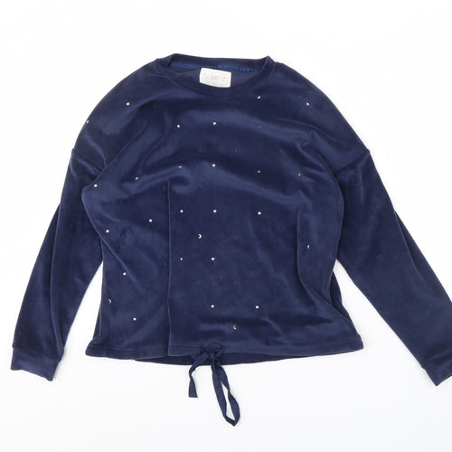 F&F Womens Blue Solid  Cami Pyjama Top Size 8