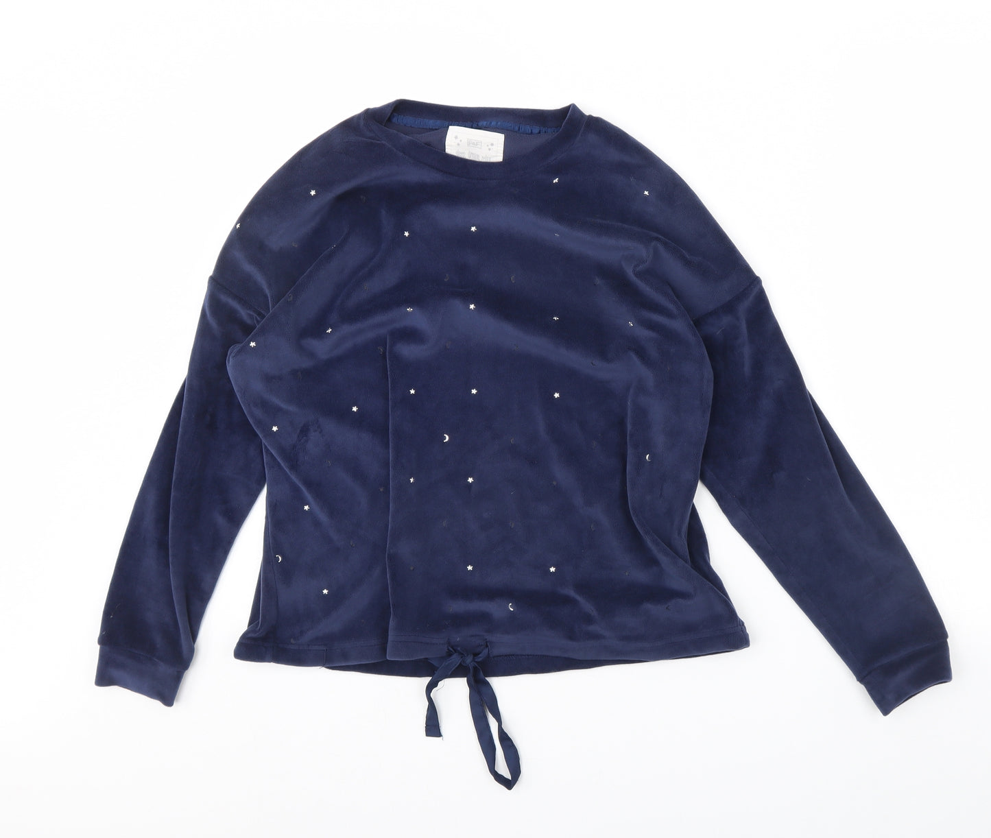 F&F Womens Blue Solid  Cami Pyjama Top Size 8