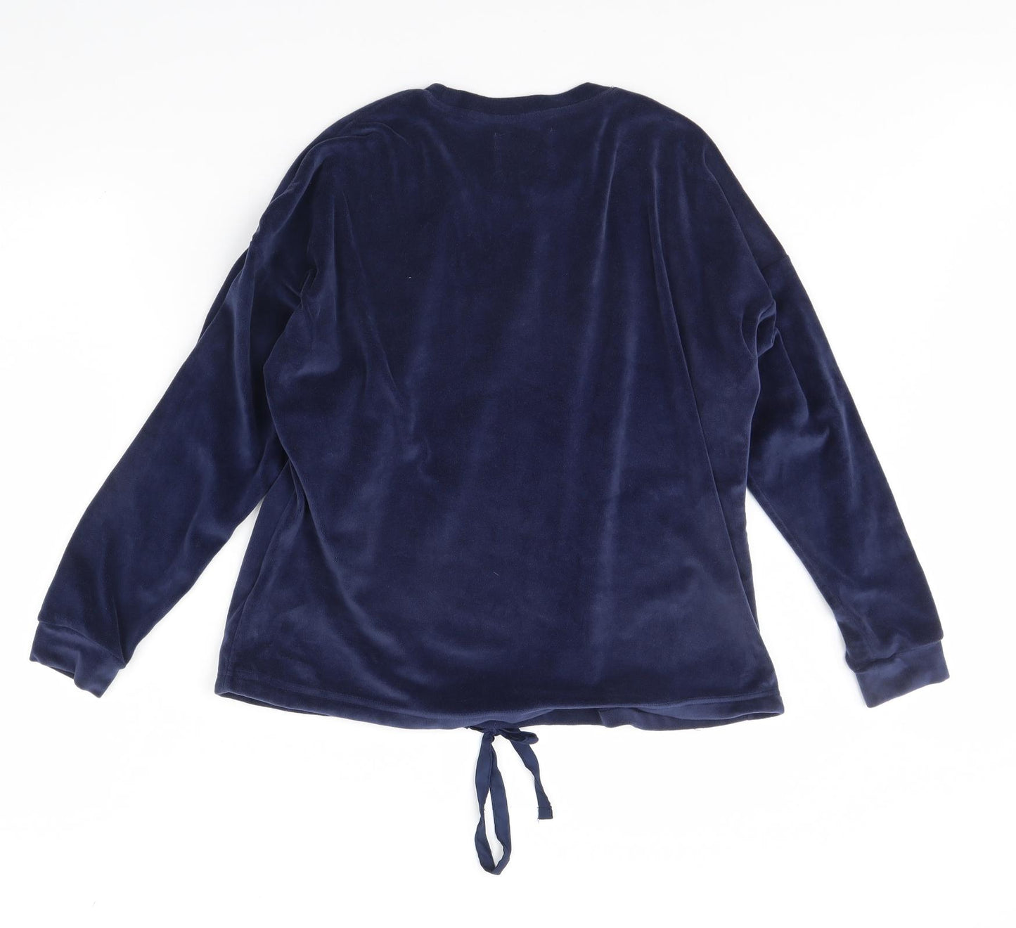 F&F Womens Blue Solid  Cami Pyjama Top Size 8