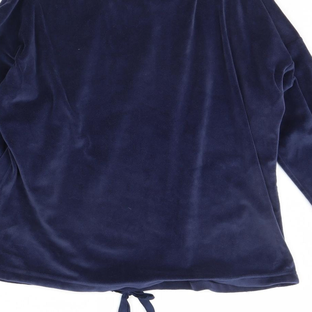 F&F Womens Blue Solid  Cami Pyjama Top Size 8