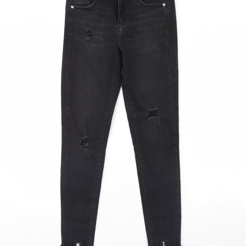 Denim & Co. Womens Blue  Denim Skinny Jeans Size 8 L28 in