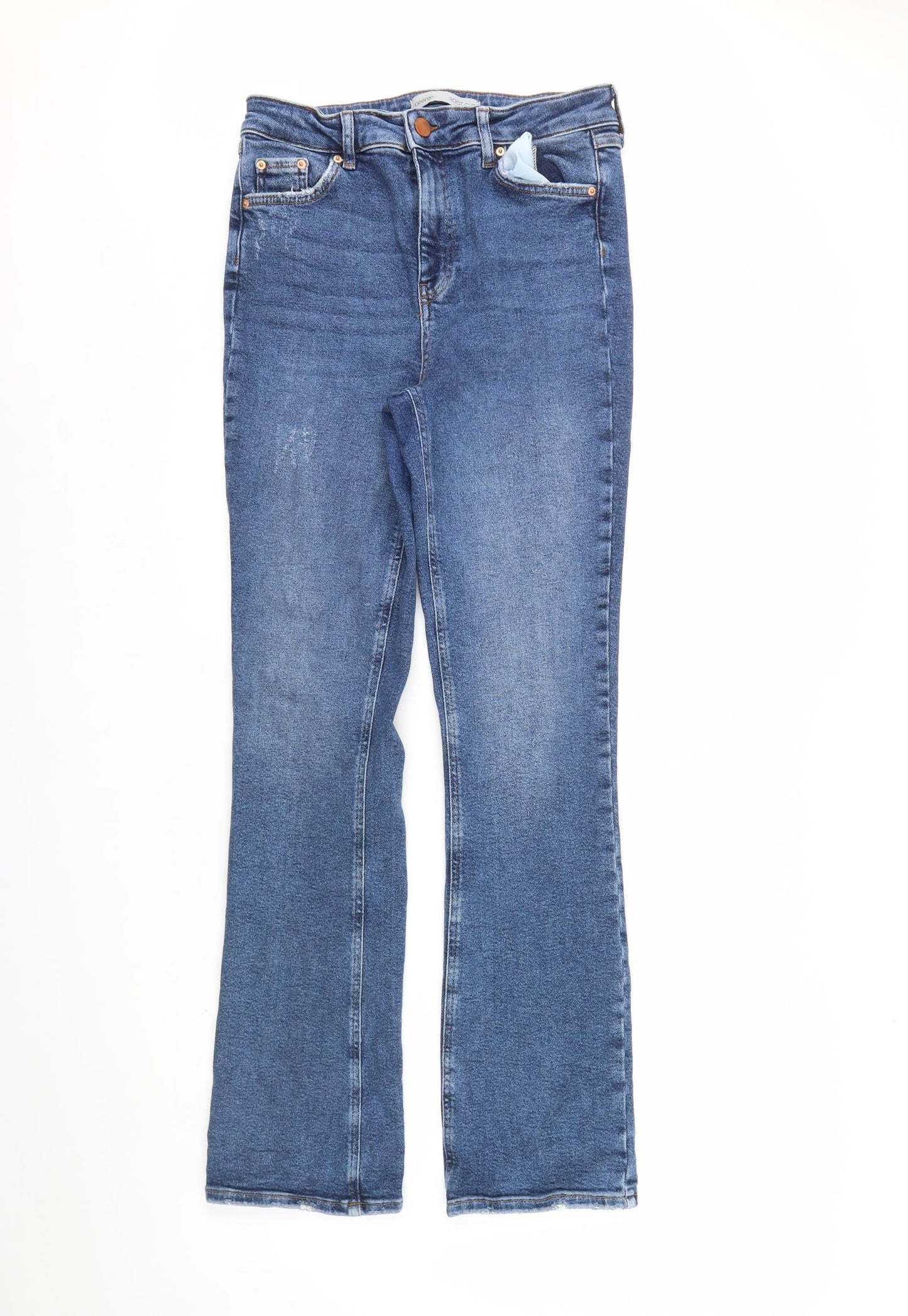 George Womens Blue  Denim Straight Jeans Size 14 L32 in