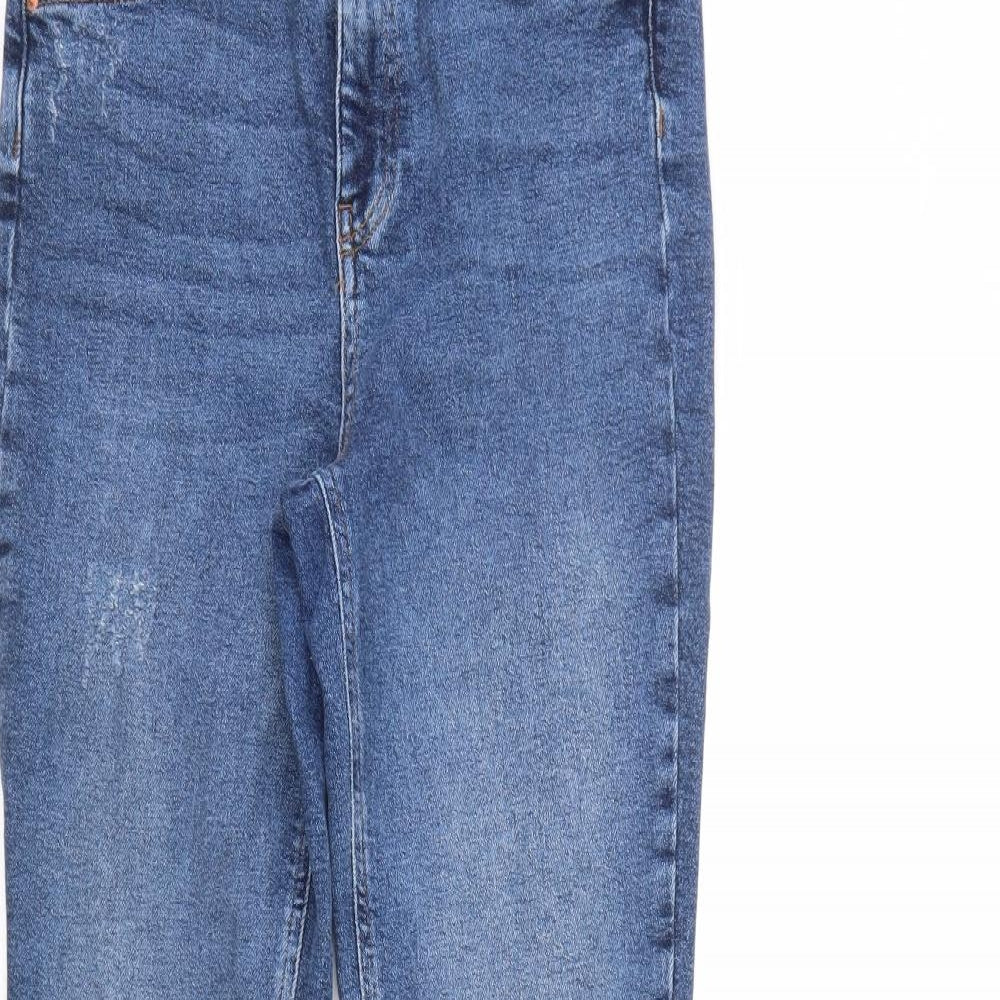 George Womens Blue  Denim Straight Jeans Size 14 L32 in