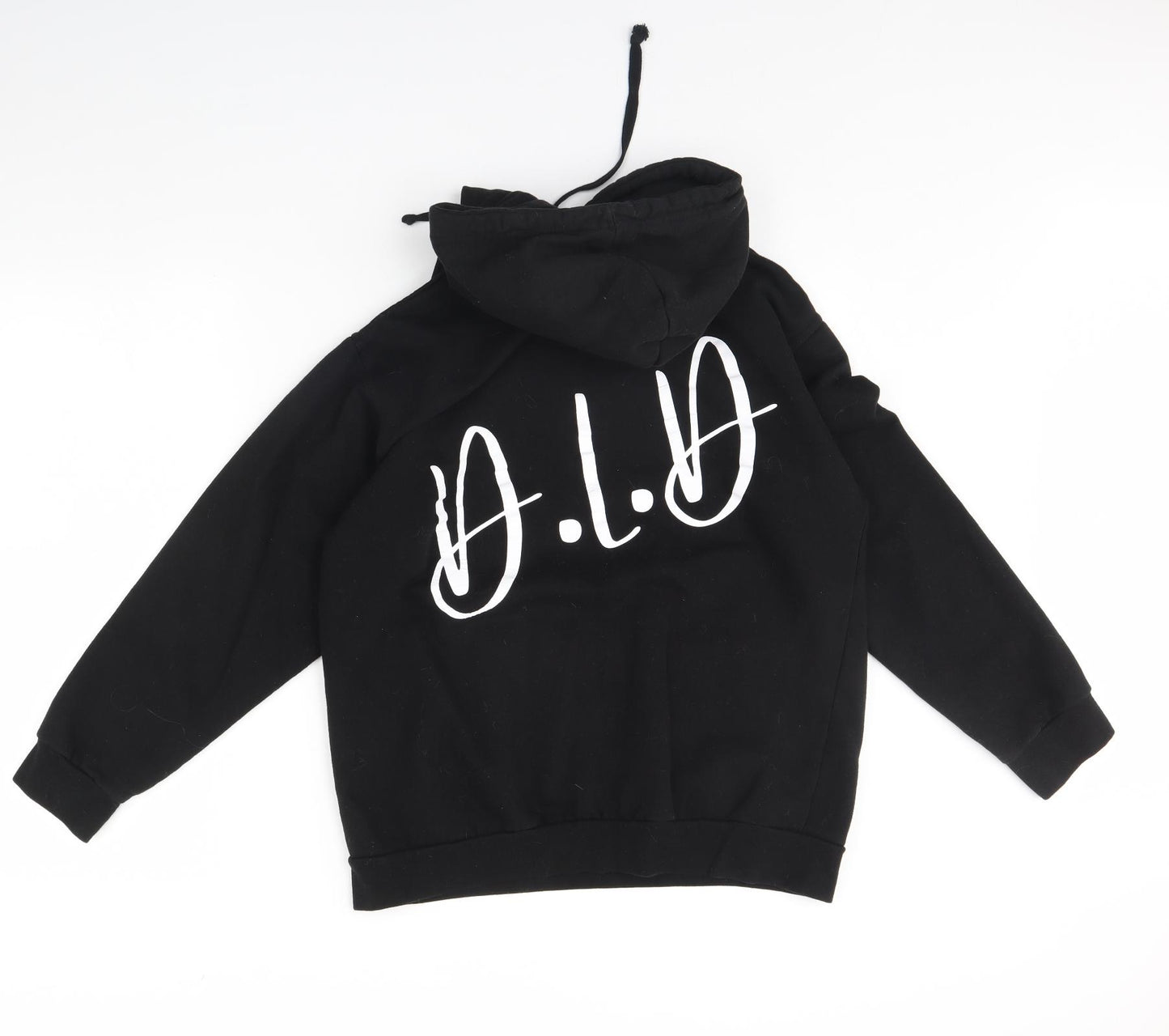 Stars & Stripes Womens Black   Pullover Hoodie Size M  - Skull