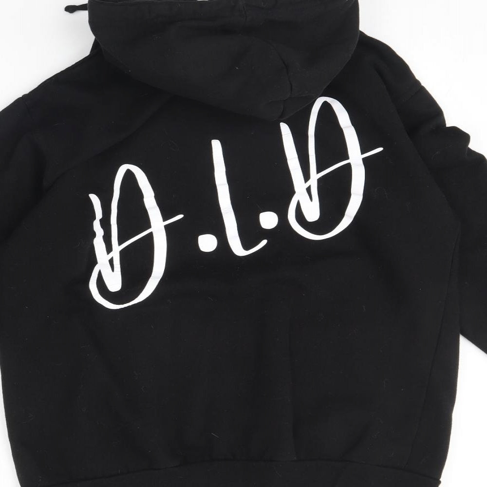 Stars & Stripes Womens Black   Pullover Hoodie Size M  - Skull