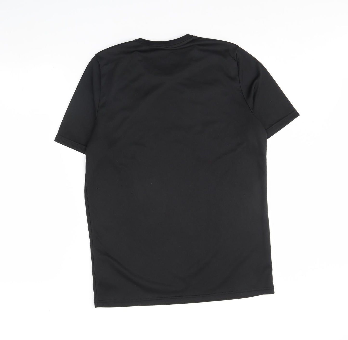 Macron Mens Black   Basic T-Shirt Size L  - Widnes FC