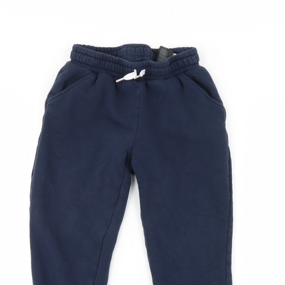 H&M Girls Blue   Jogger Trousers Size 9 Years
