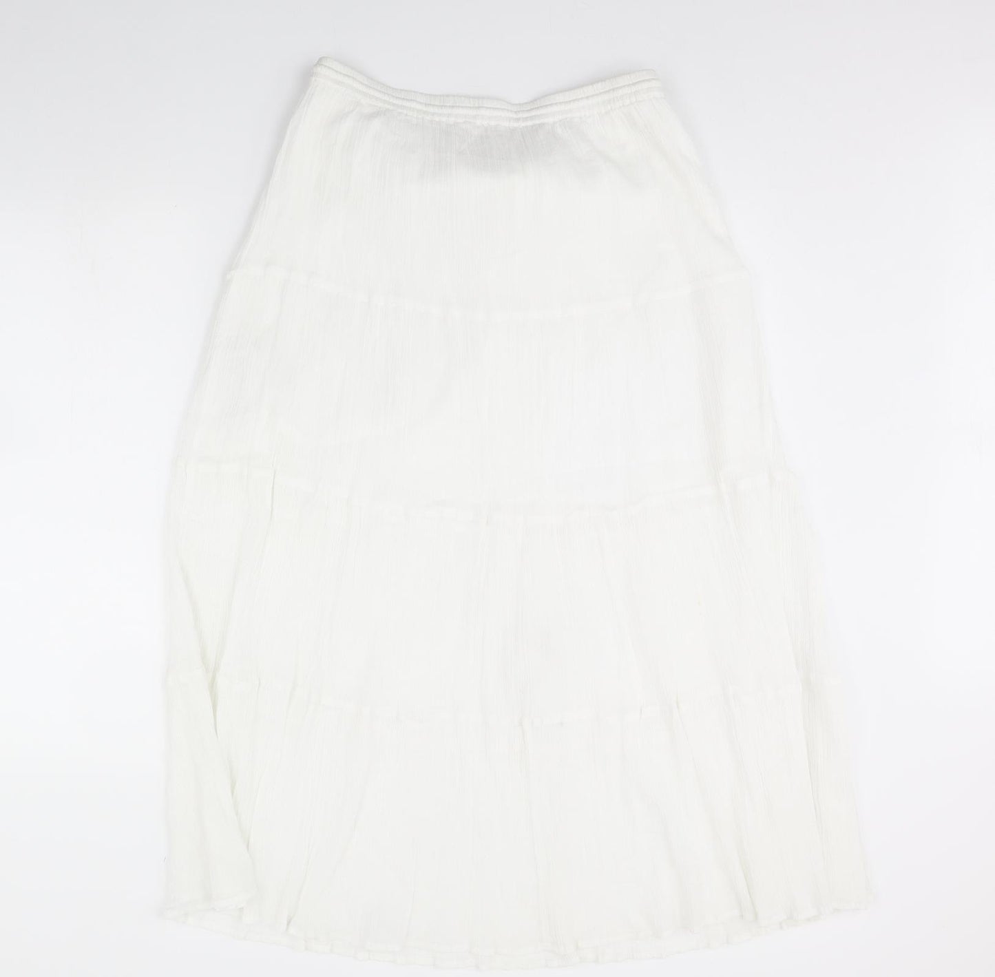 Monsoon Womens White   Flare Skirt Size M