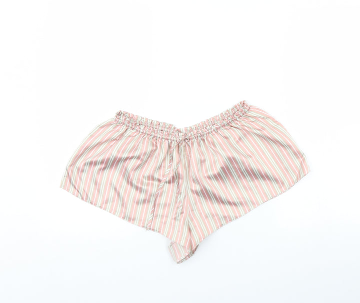 Boux Avenue Womens Pink Striped  Cami Pyjama Pants Size 12