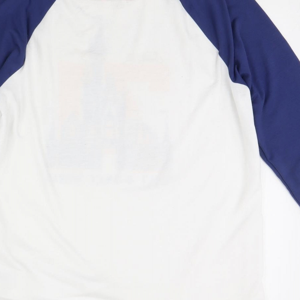 Disney Womens White   Basic T-Shirt Size L  - DISNEY