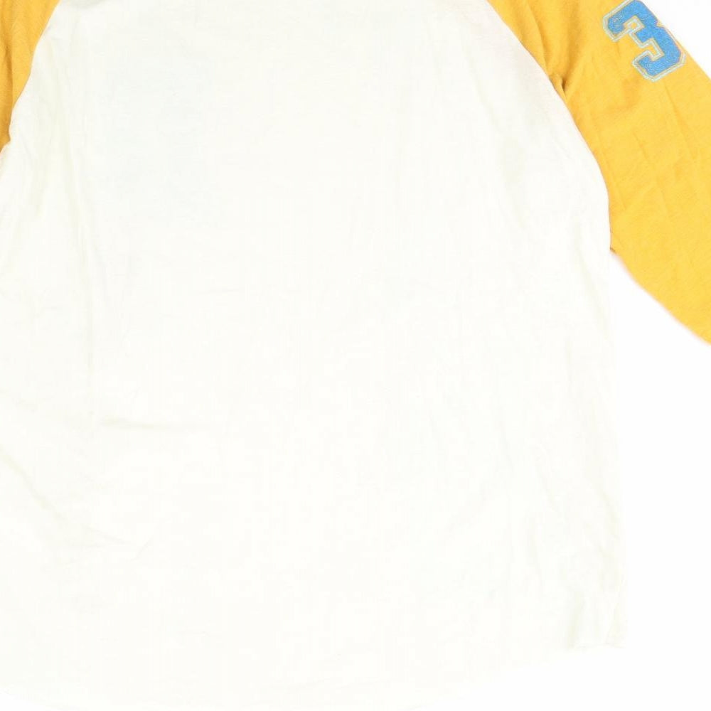 Disney Womens White   Basic T-Shirt Size L  - Donald Duck