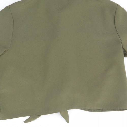 Primark Girls Green   Basic Button-Up Size 9 Years