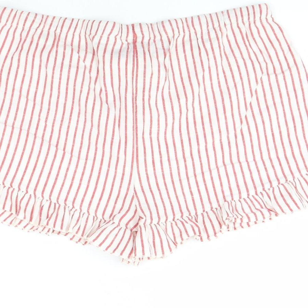 NEXT Womens Red Striped  Cami Pyjama Pants Size 12
