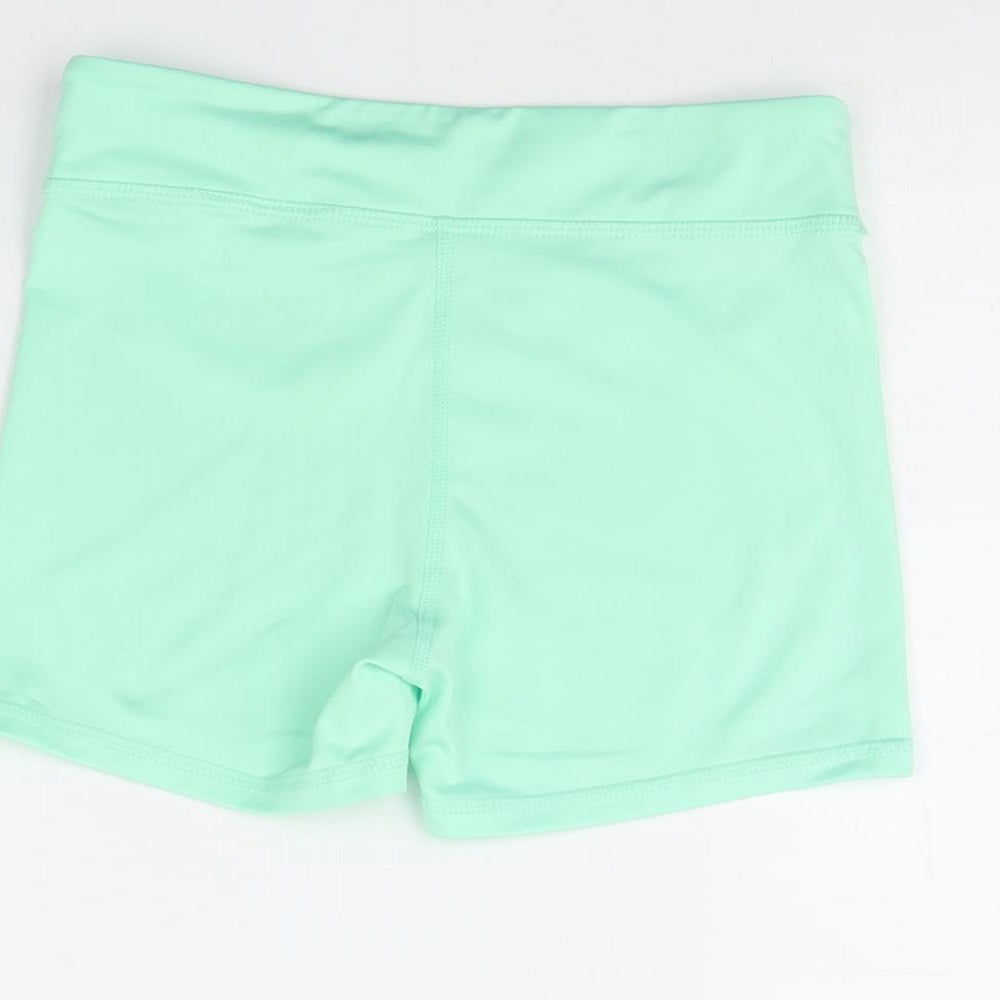 H&M Girls Green   Sweat Shorts Size 10 Years