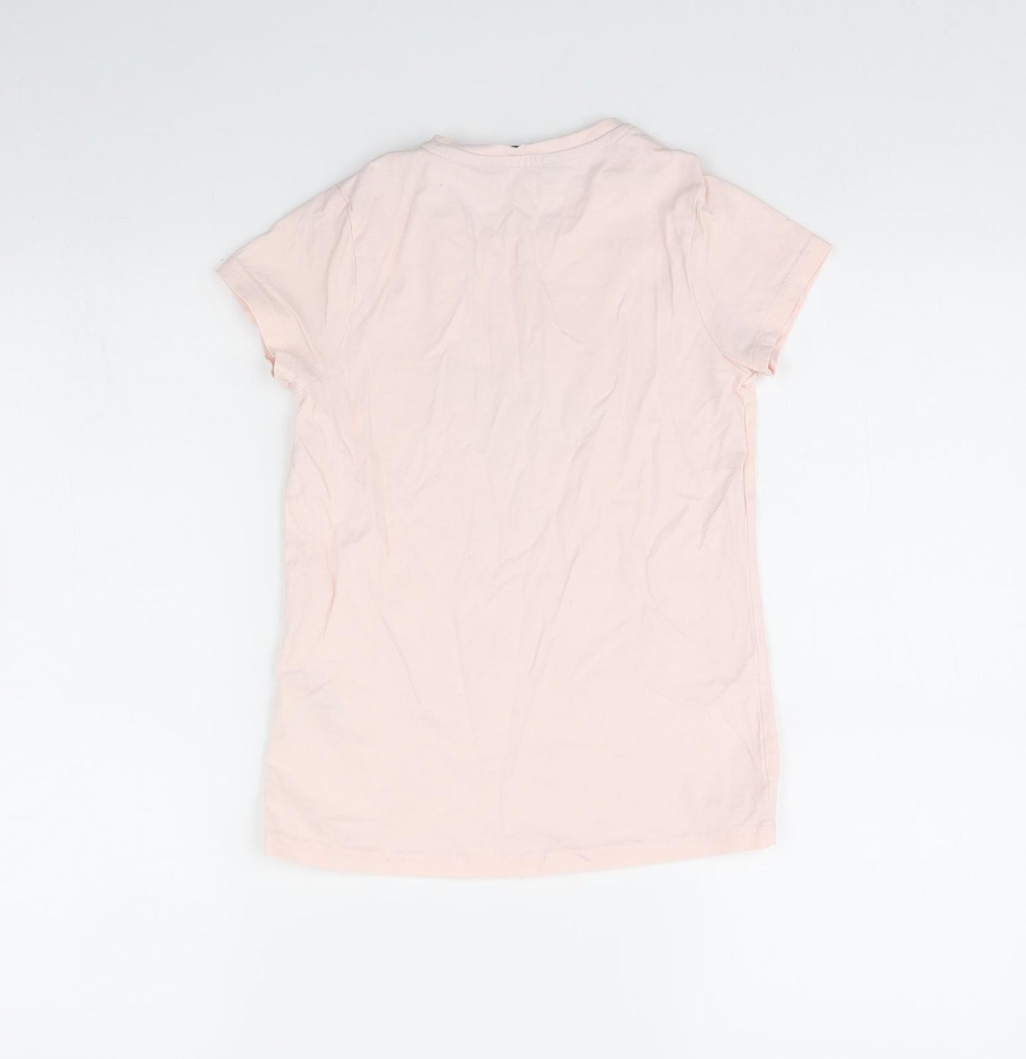 George Girls Pink   Basic T-Shirt Size 9 Years