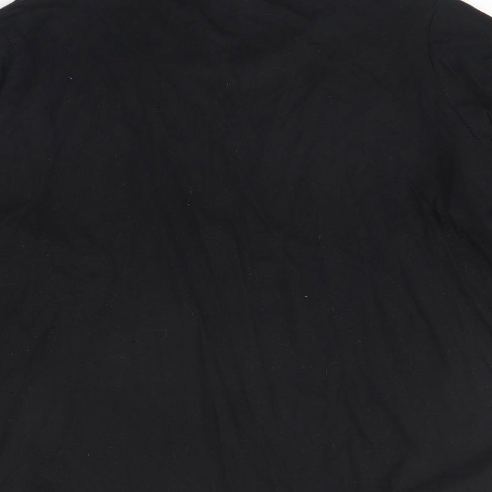 George Womens Black Solid  Cami Pyjama Top Size 20