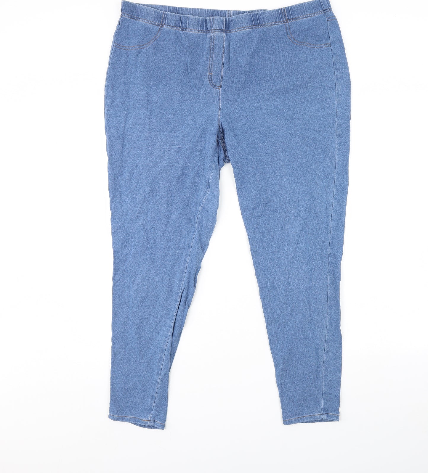 George Womens Blue  Denim Skinny Jeans Size 20 L30 in