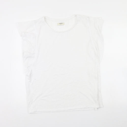 Papaya Womens White   Basic T-Shirt Size 20